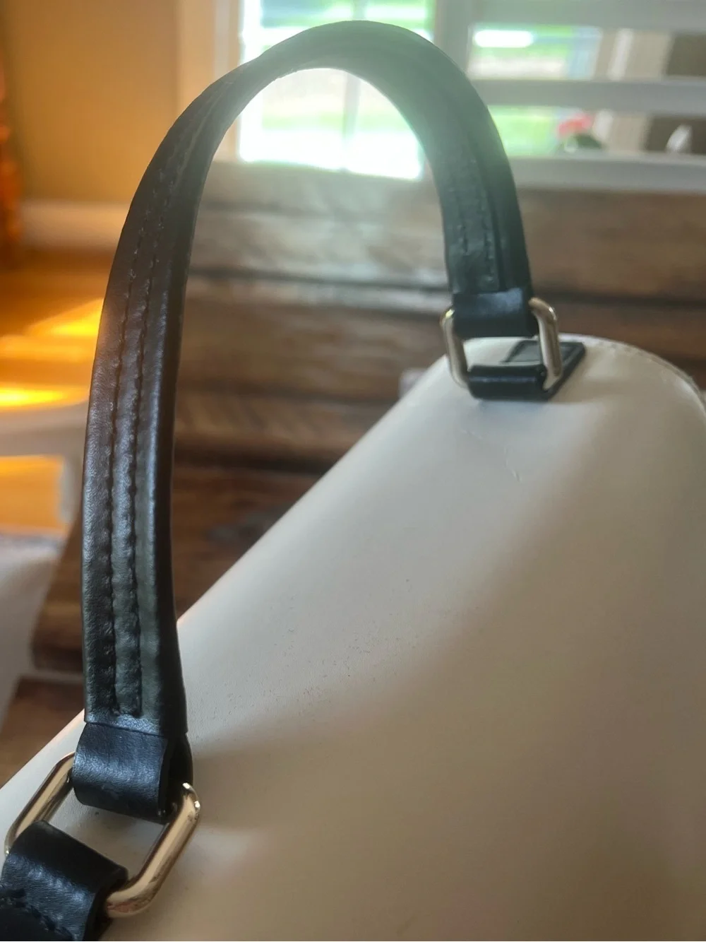 kate spade Cream, Navy and Gray Top-Handle Satchel